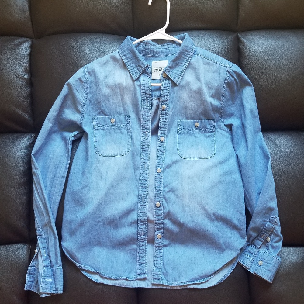 Jean Button Up Shirt